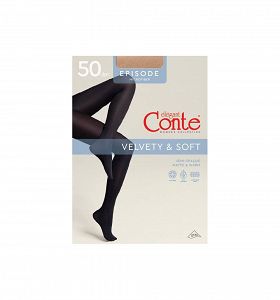 CONTE RAJSTOPY EPISODE VELVETY&SILK 50DEN NATUR 6