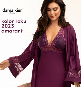 DAMA KIER SZLAFROK TINA AMARANT S/M