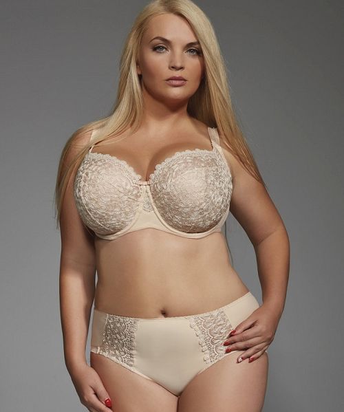 KRIS LINE BIUSTONOSZ BETTY SOFT FULL CUP BEŻ 85F