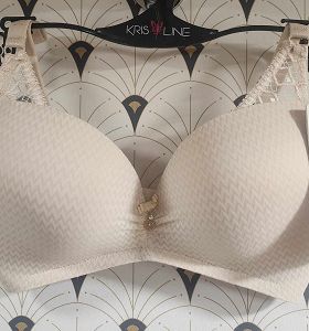 KRIS LINE BIUSTONOSZ MISS BRASSIERE PUSH BEŻ 65E