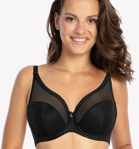 GAIA BIUSTONOSZ SEMI-SOFT SONIA 1058 CZARNY MA 95G